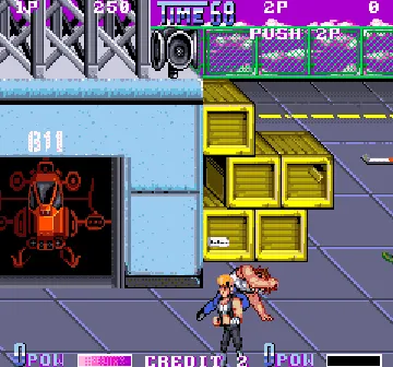 Double Dragon II - The Revenge (World) screen shot game playing